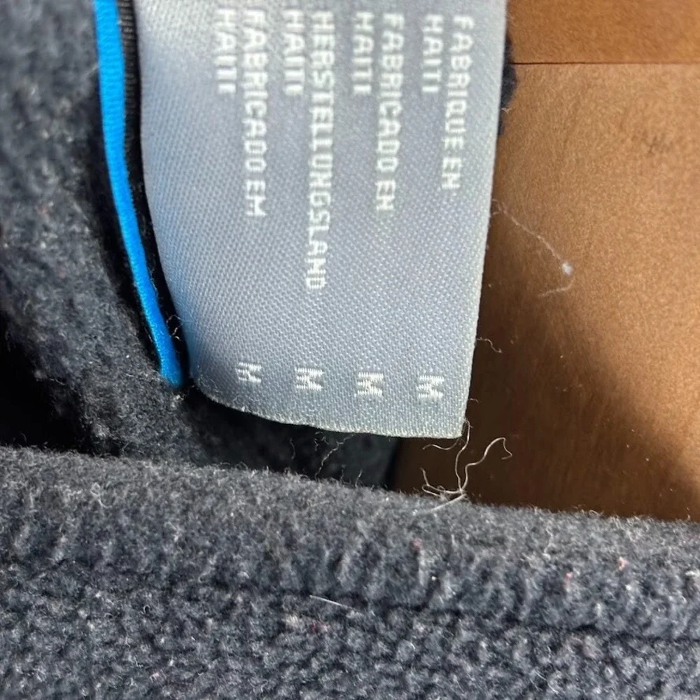 Columbia Full Zip Fleece Jacket Shacket Mens M Black Full Zip Outdoor Haiti
